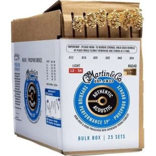 MARTIN ACCESSORIES MA540 SP LIGHT - BULK 25 SETS