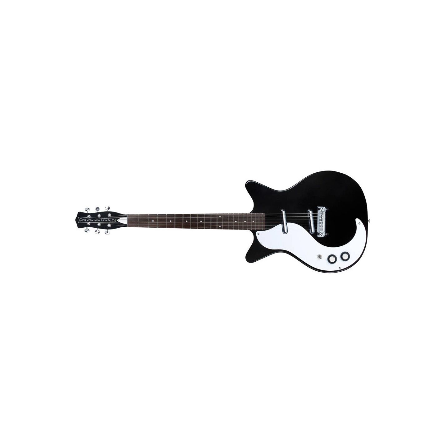 DANELECTRO 59M NOS+ LEFTY BLACK ZURDOS