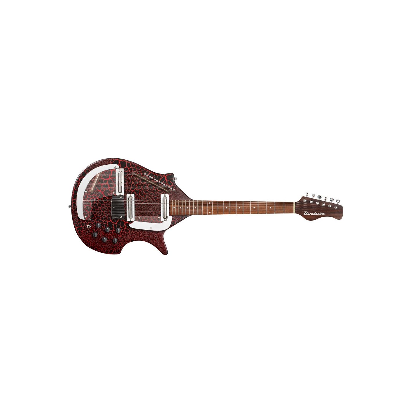 DANELECTRO LARGE SITAR RED CRACKLE