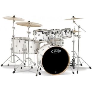 PDP SHELLSET CONCEPT MAPLE 7-PIECE KIT PEARLESCENT WHITE