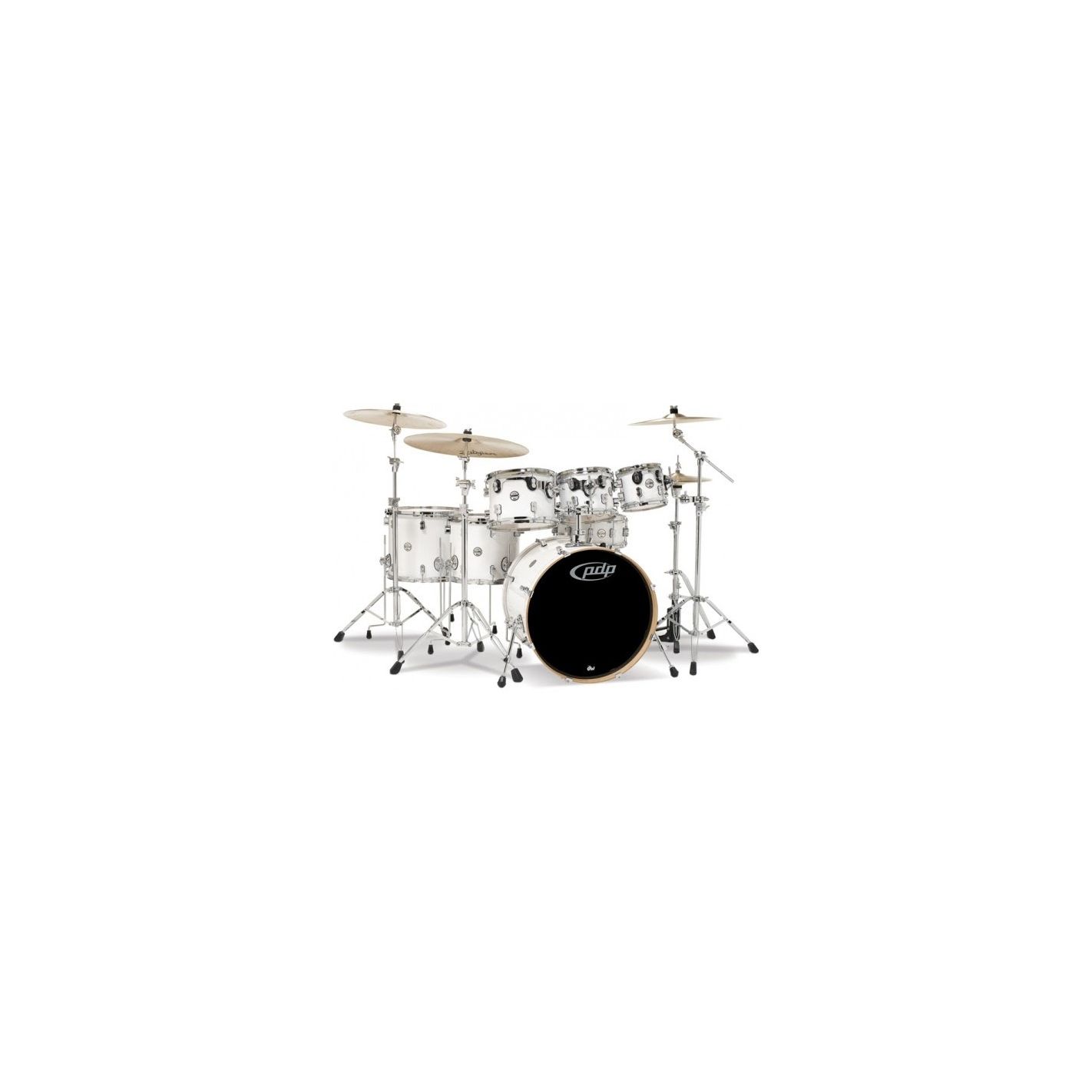 PDP SHELLSET CONCEPT MAPLE 7-PIECE KIT PEARLESCENT WHITE