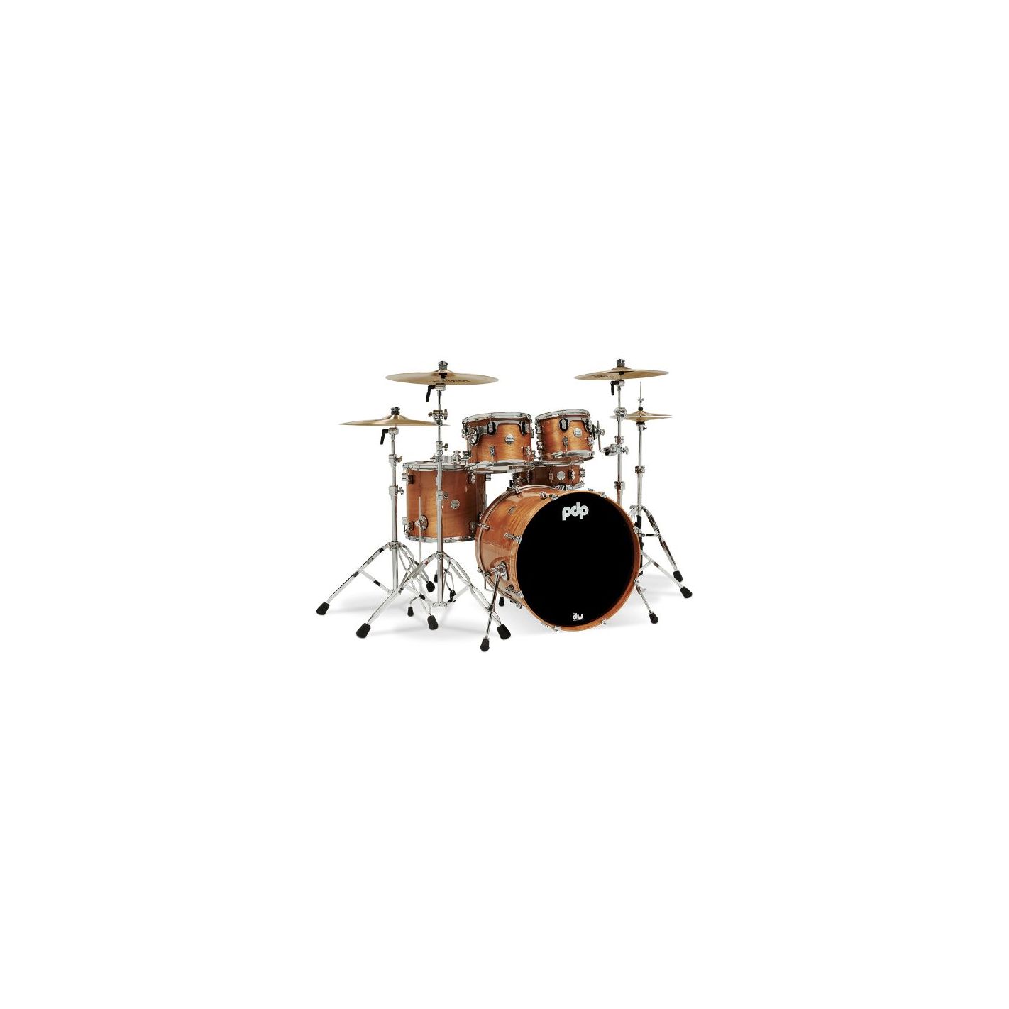 PDP SHELLSET CONCEPT EXOTIC 5-PIECE KIT HONEY MAHOGANY