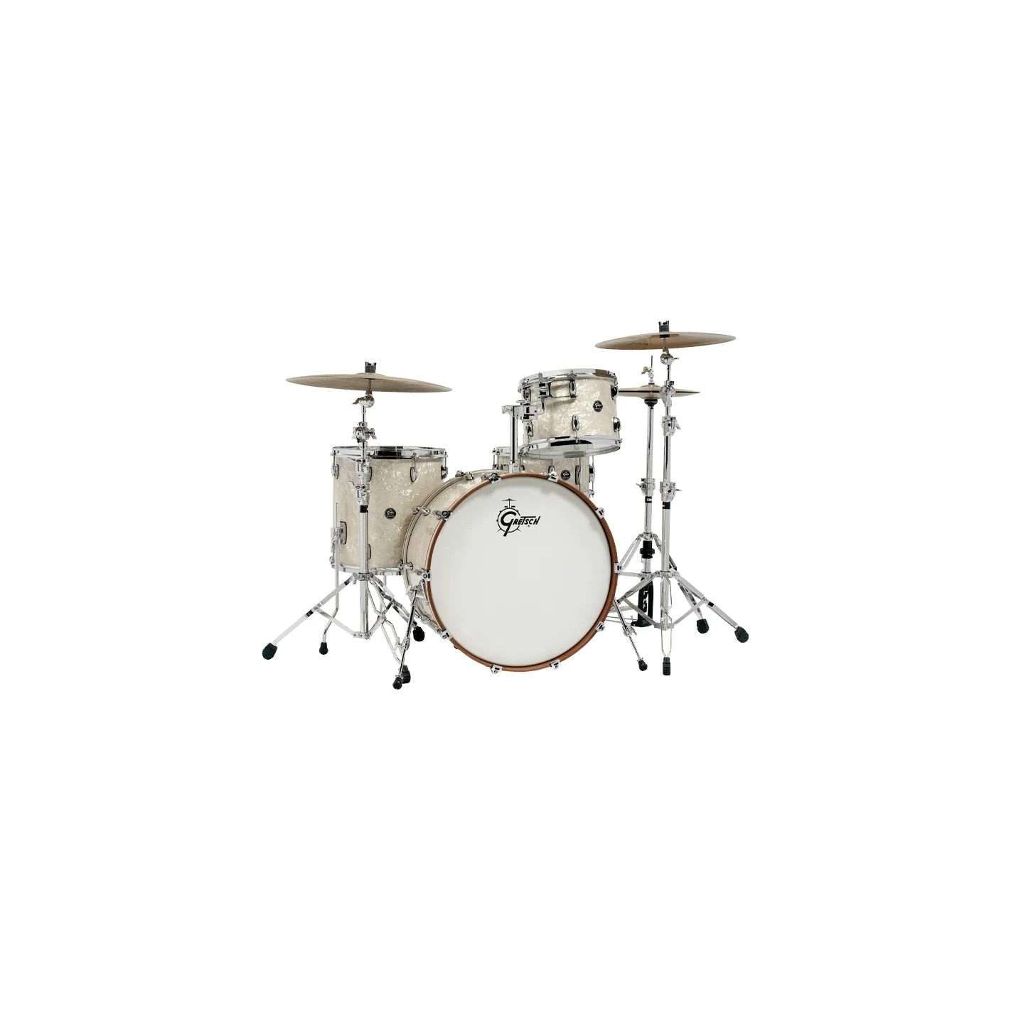 GRETSCH DRUMS SET DE CASCOS RENOWN MAPLE RN2-E823 VINTAGE PEARL