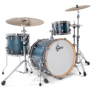 GRETSCH DRUMS SET DE CASCOS RENOWN MAPLE RN2-E823 SATIN ANTIQUE BLUE BURST