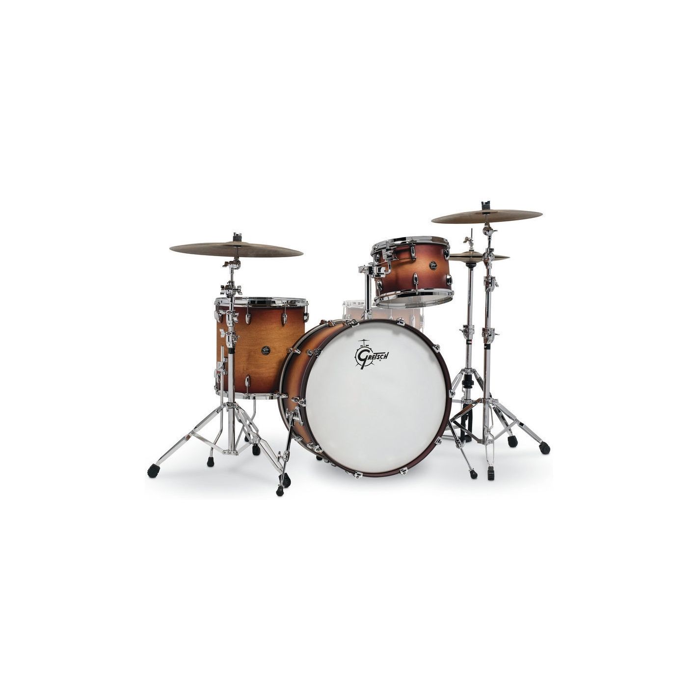 GRETSCH DRUMS SET DE CASCOS RENOWN MAPLE RN2-R643 SATIN TOBACCO BURST