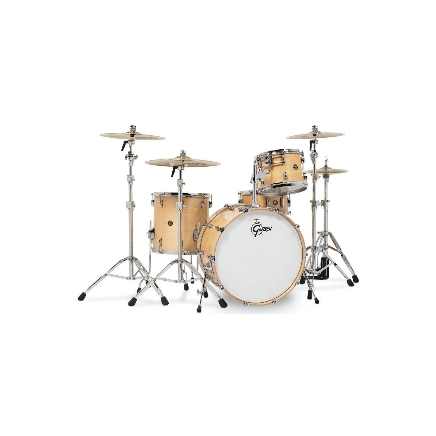 GRETSCH DRUMS SET DE CASCOS RENOWN MAPLE RN2-R643 GLOSS NATURAL