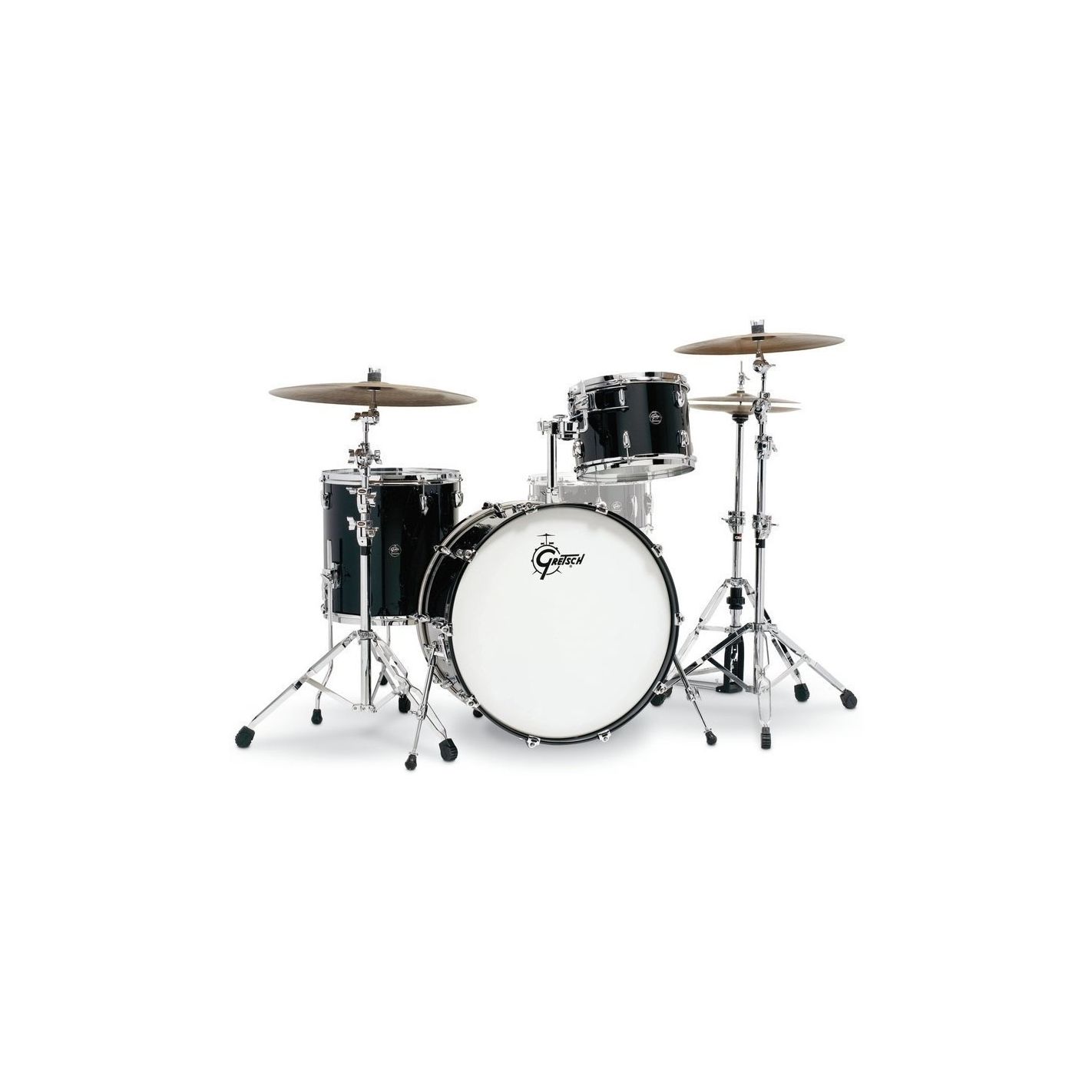 GRETSCH DRUMS SET DE CASCOS RENOWN MAPLE RN2-R643 PIANO BLACK