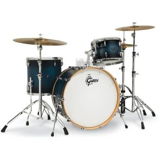 GRETSCH DRUMS SET DE CASCOS RENOWN MAPLE RN2-R643 SATIN ANTIQUE BLUE BURST