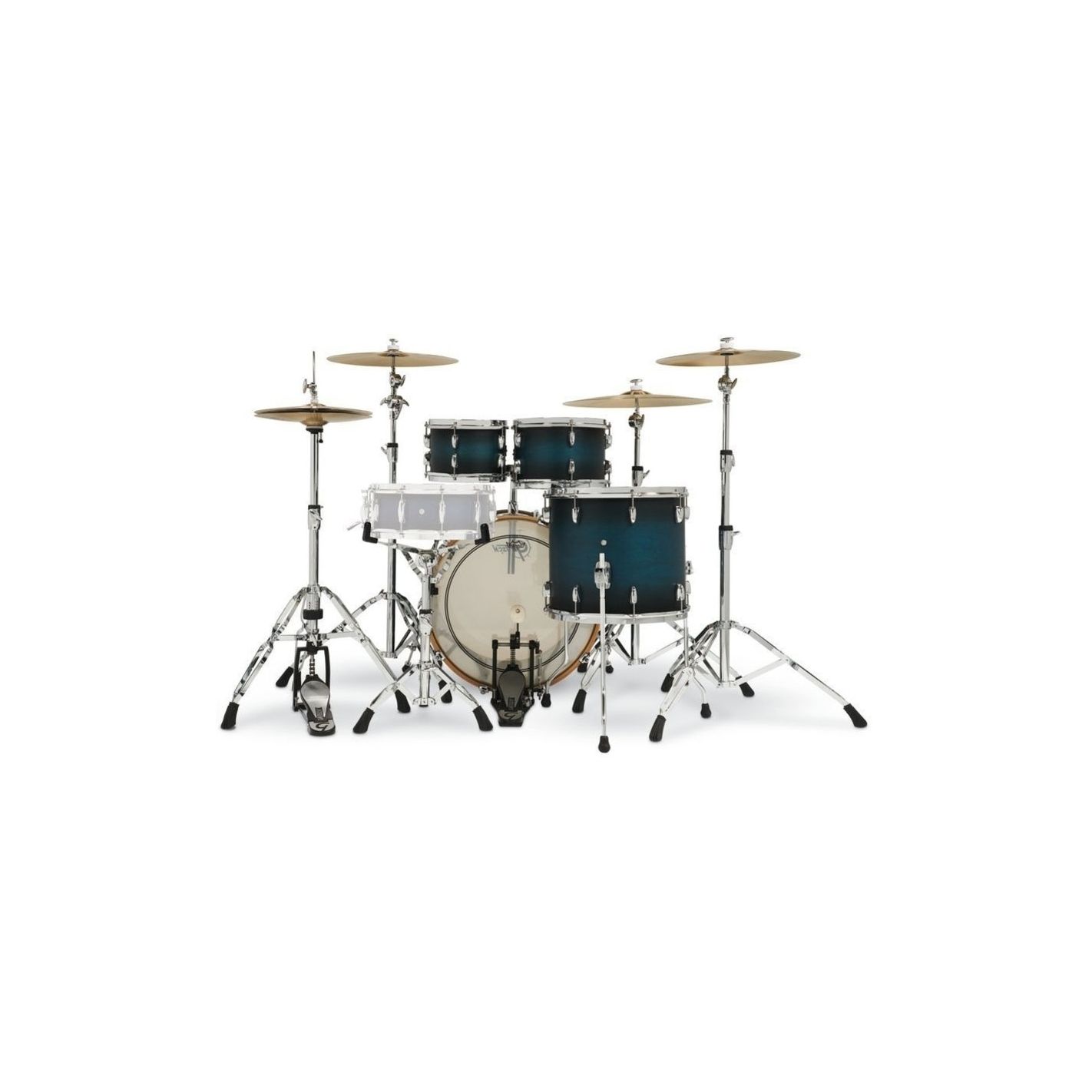 GRETSCH DRUMS SET DE CASCOS RENOWN MAPLE RN2-E8246 SATIN ANTIQUE BLUE BURST