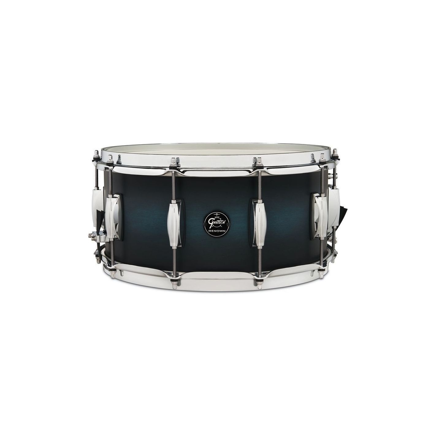GRETSCH DRUMS CAJA RENOWN MAPLE 14x6.5 SATIN ANTIQUE BLUE BURST
