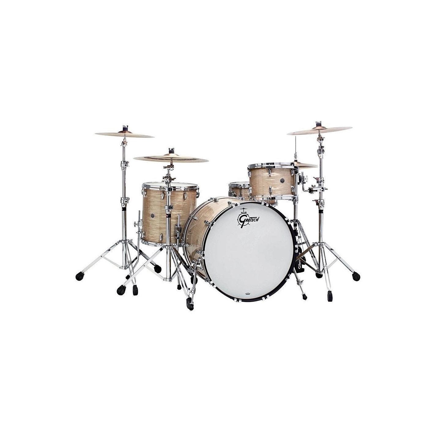 GRETSCH DRUMS SET DE CASCOS USA BROOKLYN GB-R443 CREME OYSTER