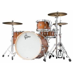 GRETSCH DRUMS SET DE CASCOS USA BROOKLYN GB-R443 SATIN BURNT ORANGE
