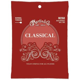 MARTIN ACCESSORIES M260 CLASSICAL 80 20 BRONZE NORMAL TENSION