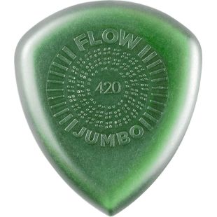 JIM DUNLOP 547R420 FLOW JUMBO GRIP 420 PICK 4.2MM