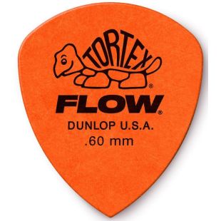 JIM DUNLOP 558P060 TORTEX FLOW PICK .60MM x12