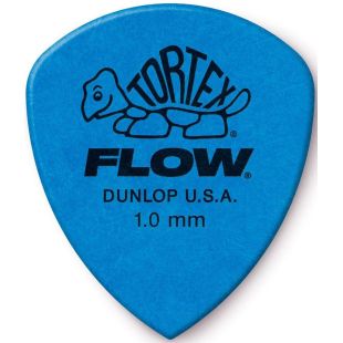 JIM DUNLOP 558P100 TORTEX FLOW PICK 1.0MM x12