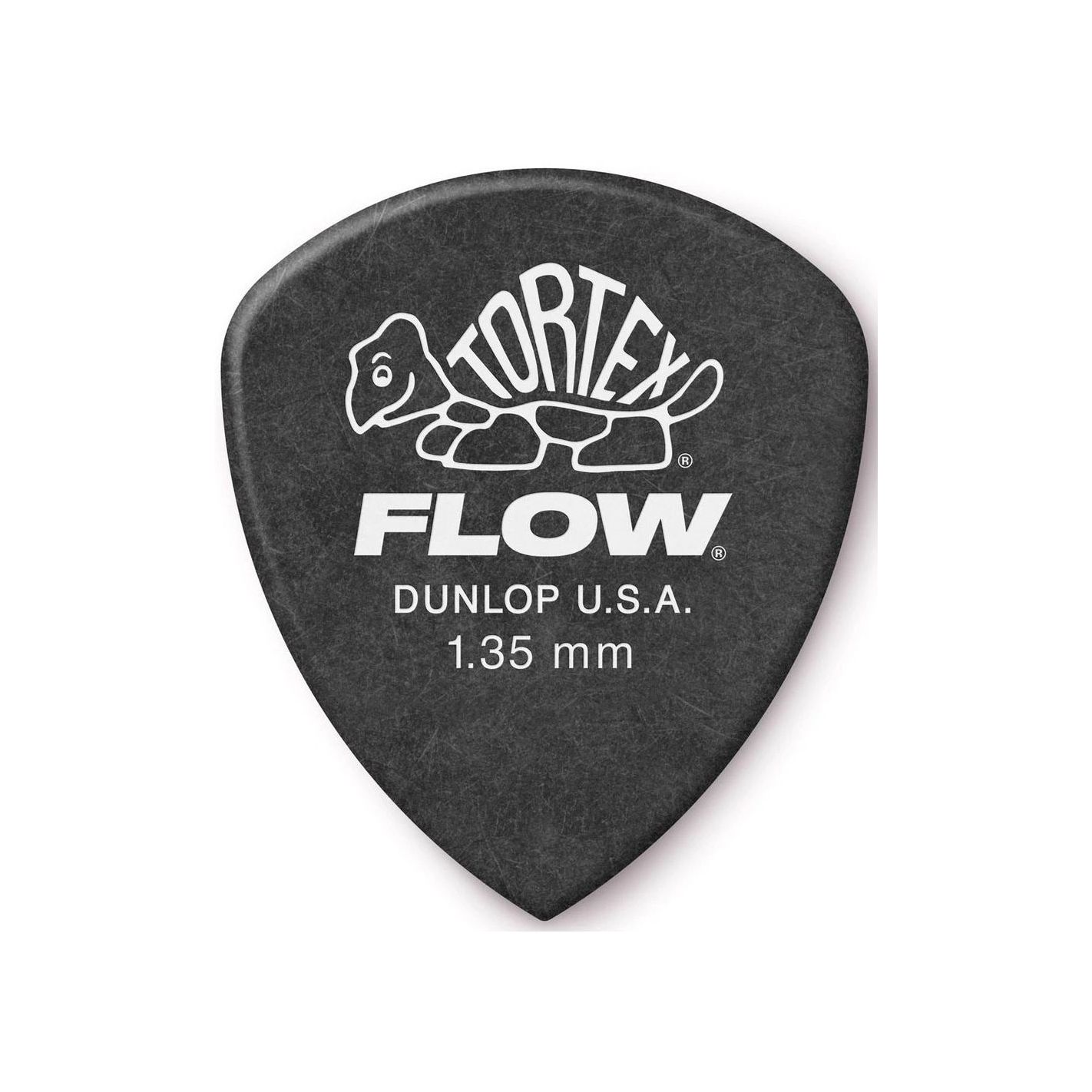 JIM DUNLOP 558P135 TORTEX FLOW PICK 1.35MM x12