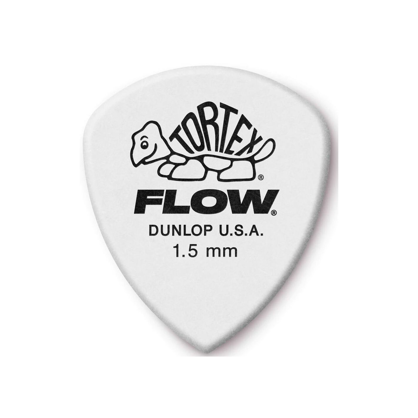 JIM DUNLOP 558P150 TORTEX FLOW PICK 1.50MM x12