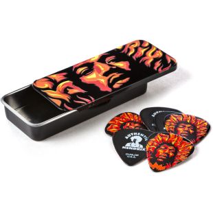 JIM DUNLOP JHPT14H JIMI HENDRIX VOODOO FIRE PICK TIN
