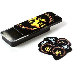 JIM DUNLOP JHPT16H JIMI HENDRIX AURA MANDALA PICK TIN