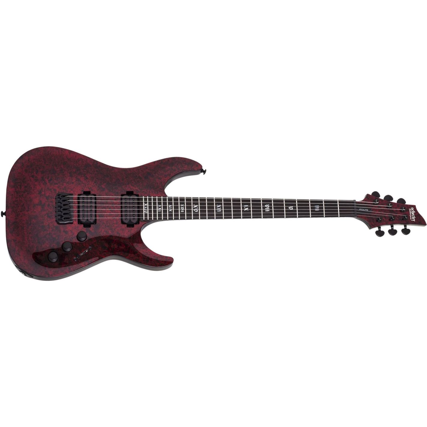 SCHECTER C-1 APOCALYPSE RED REIGN