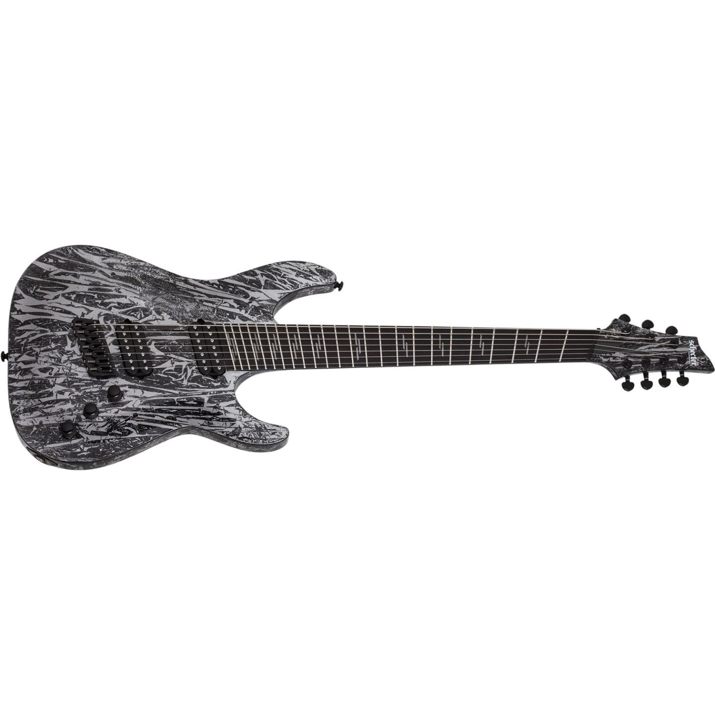 SCHECTER C-7 MULTISCALE SILVER MOUTAIN