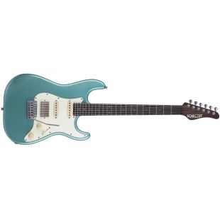 SCHECTER NICK JOHNSTON USA SIGNATURE WEMBLEY HSS TEAL GREEN METALLIC AGED NITRO