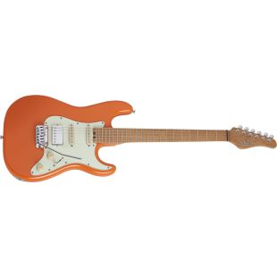 SCHECTER NICK JOHNSTON TRADITIONAL HSS ATOMIC ORANGE