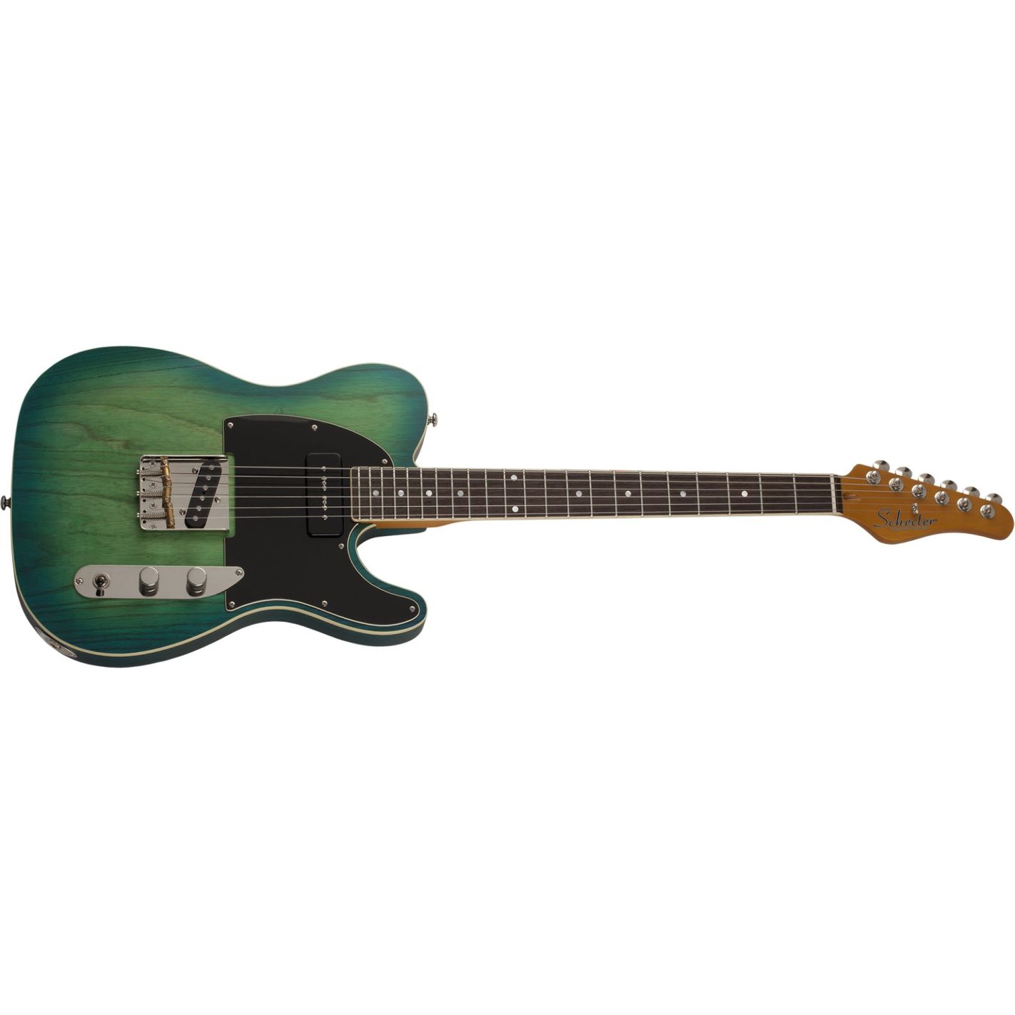 SCHECTER PT SPECIAL AQUA BURST PEARL