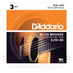 DADDARIO EJ10-3D