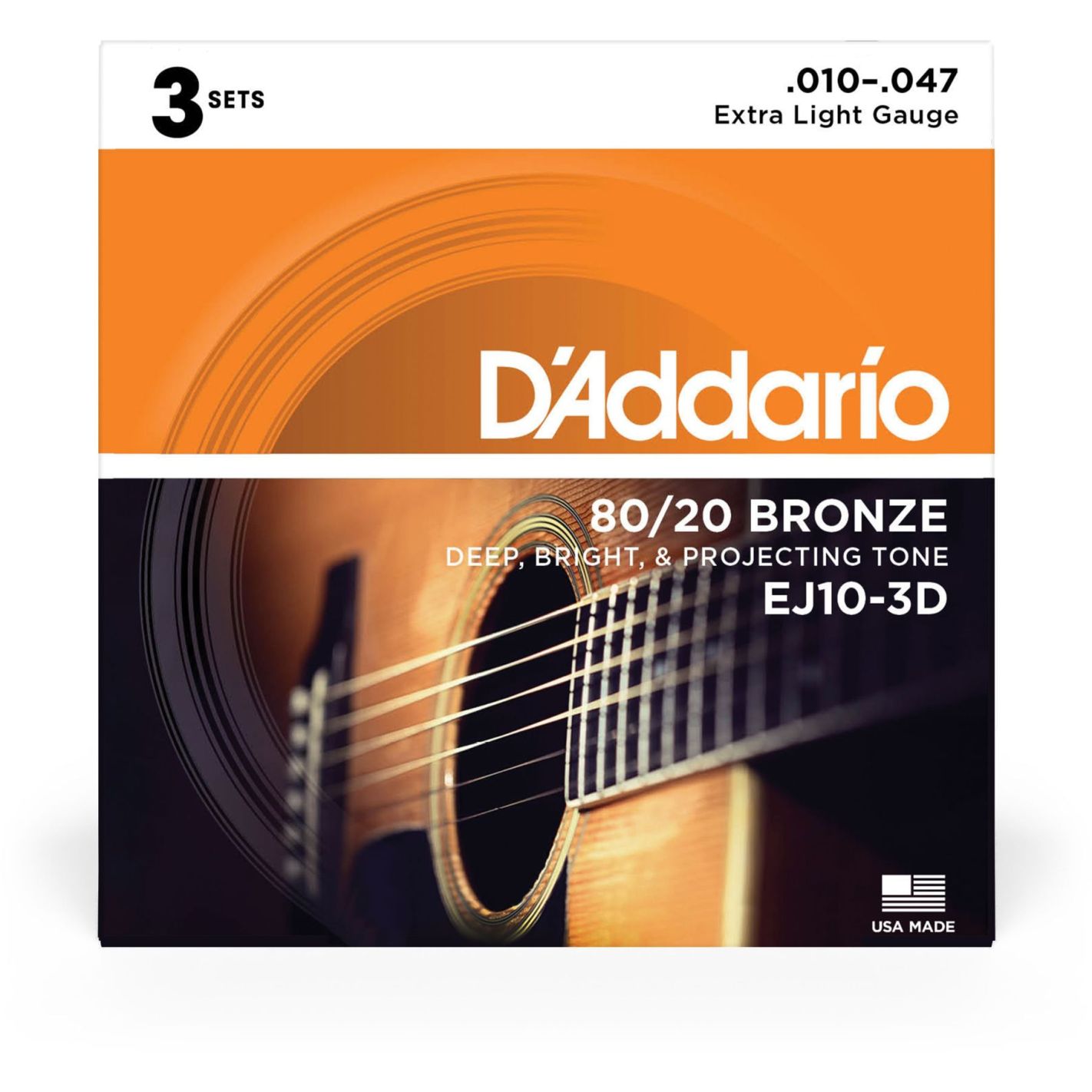 DADDARIO EJ10-3D