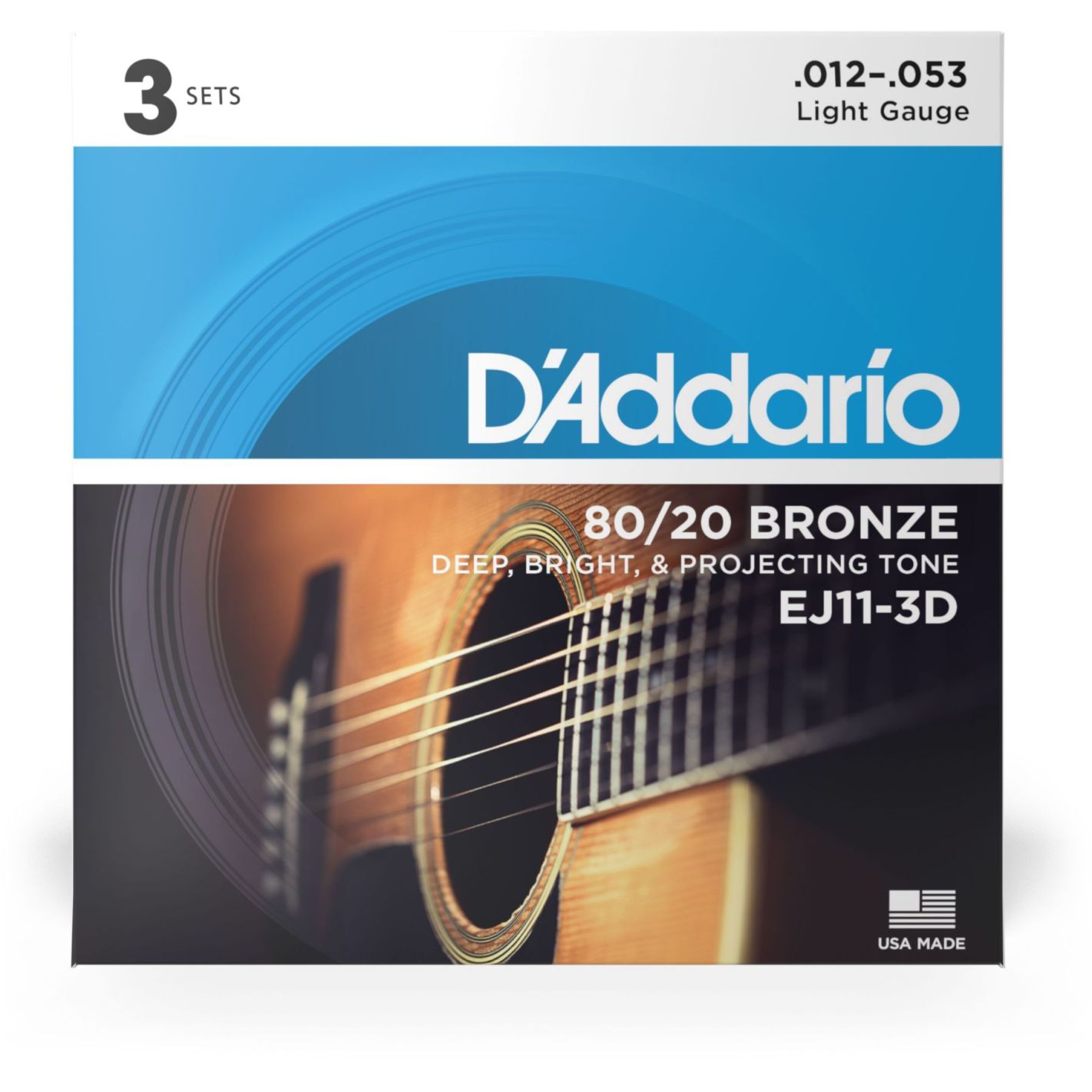 DADDARIO EJ11-3D